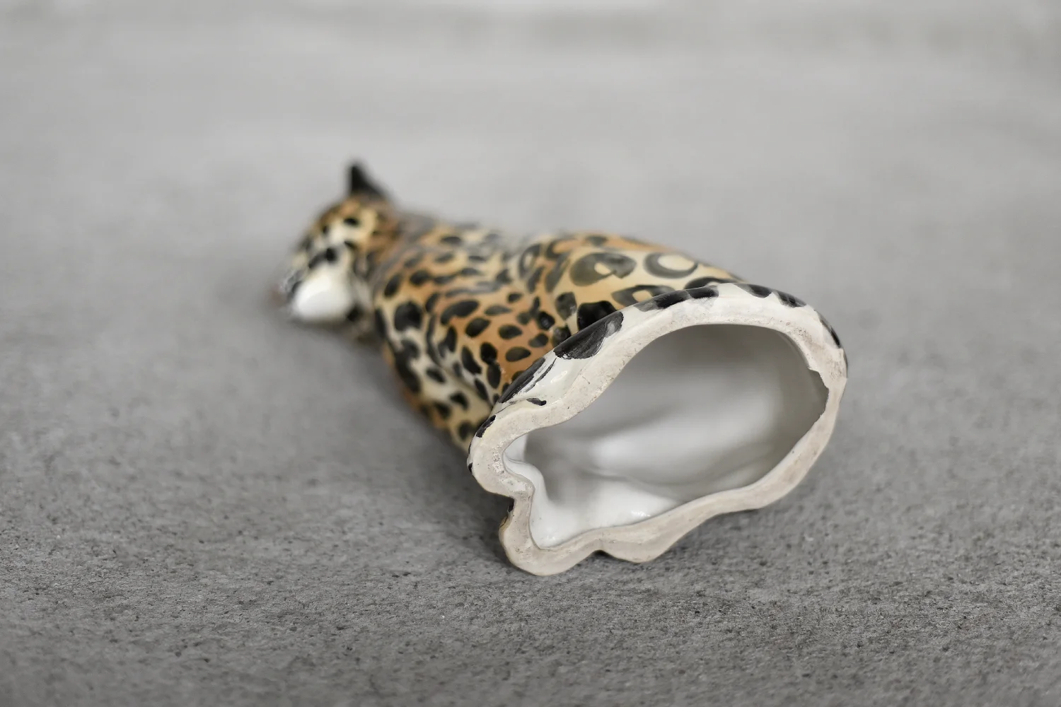 Ceramic leopard, Italy, 1970s