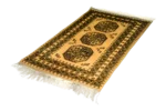 Afghan Gold Ersari Oriental Rug, Afghanistan, 1930s