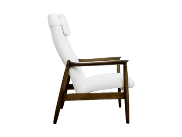 High-back GFM-64 armchair, designed by Edmund Homa, Gościcińska Fabryka Mebli, PRL, 1960s