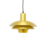 Gold lamp, Belux, Denmark, 1970s