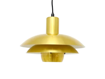Złota lampa, Belux, Dania, lata 70