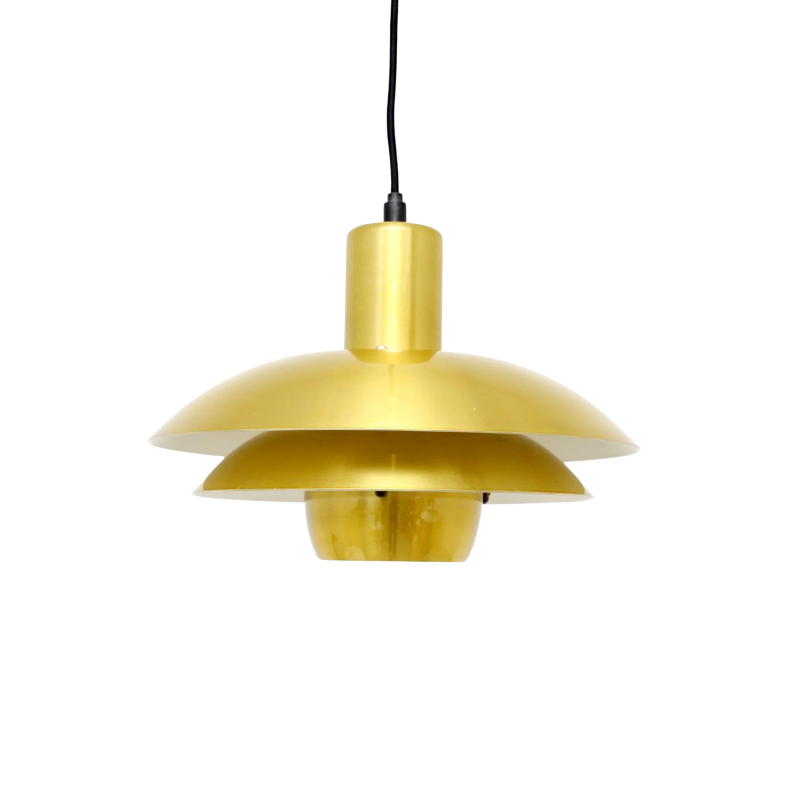 Gold lamp, Belux, Denmark, 1970s