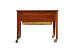 Mobile sewing table/sewing cabinet, Denmark, 1960s