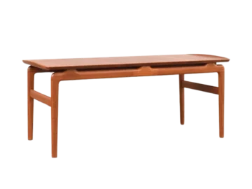 Teak coffee table designed by Peter Hvidt and Orla Mølgaard-Nielsen, manufactured by France & Søn, 1950s