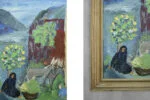 Oil painting on board, Frideborg Bryth, 1950s
