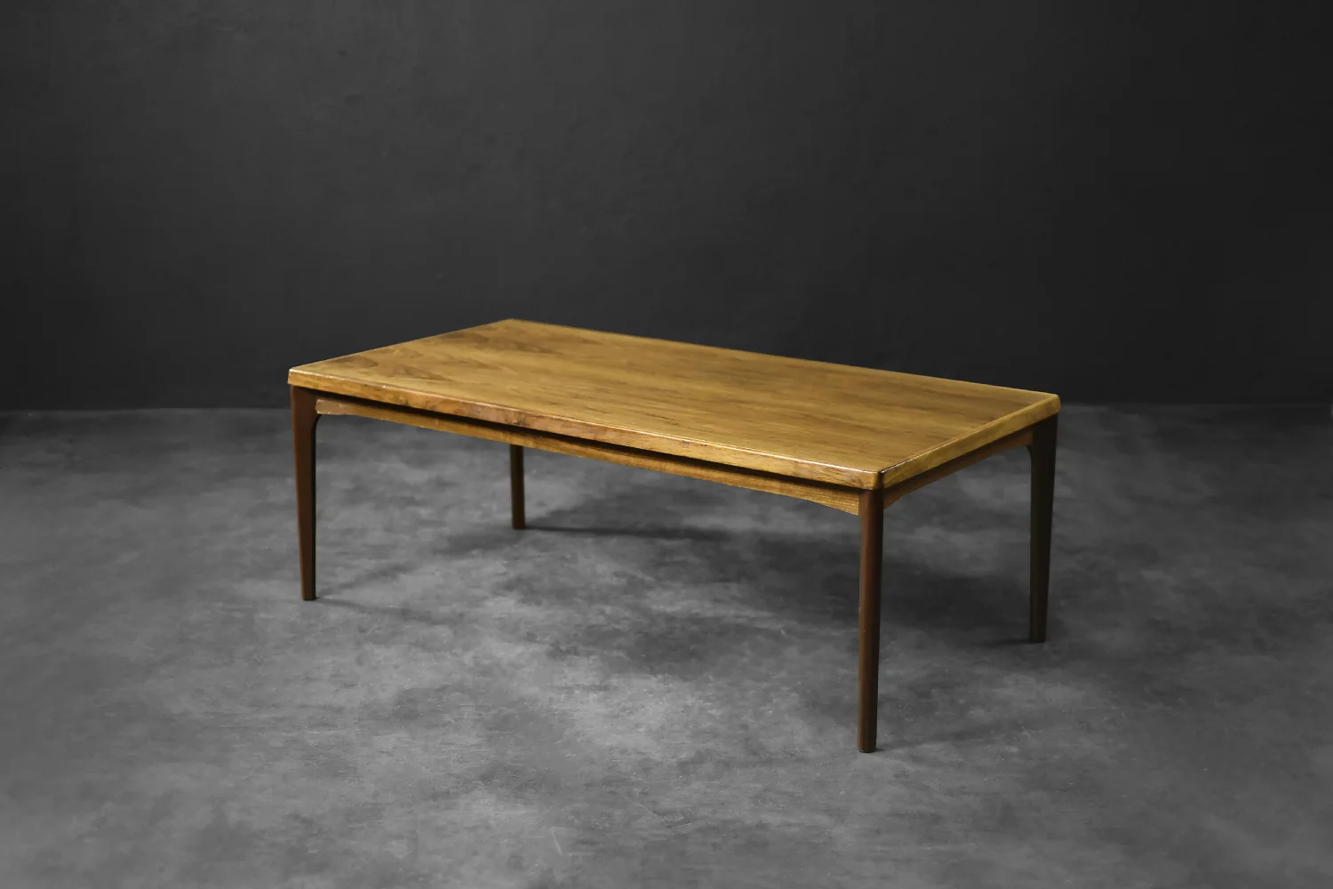 Teak coffee table, designed by Henning Kjærnulf for Vejle Møbelfabrik, Denmark, 1960s