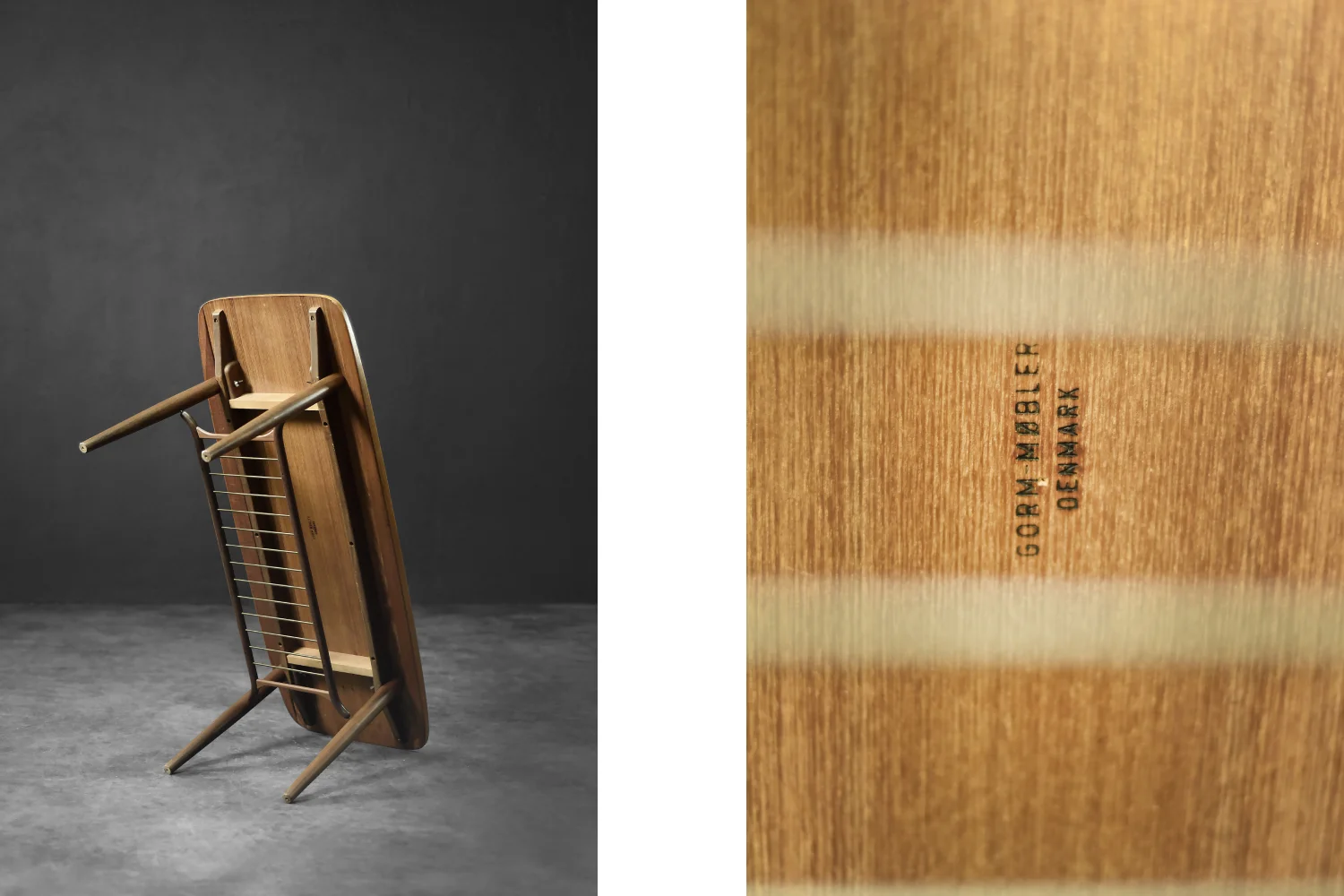 Vintage coffee table, Hyggebord 55, Gorm Møbler, Denmark, 1956