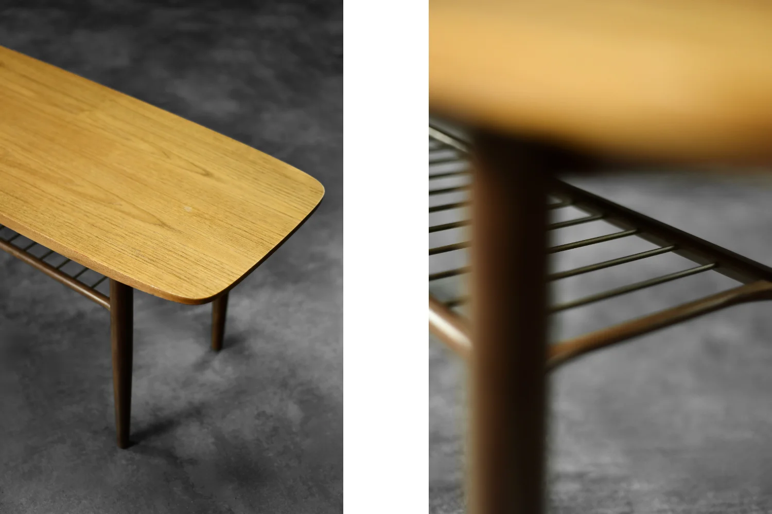 Vintage coffee table, Hyggebord 55, Gorm Møbler, Denmark, 1956