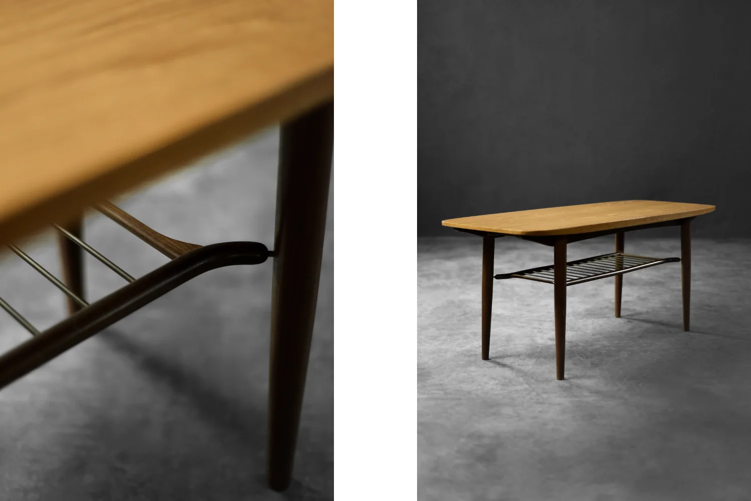 Vintage coffee table, Hyggebord 55, Gorm Møbler, Denmark, 1956