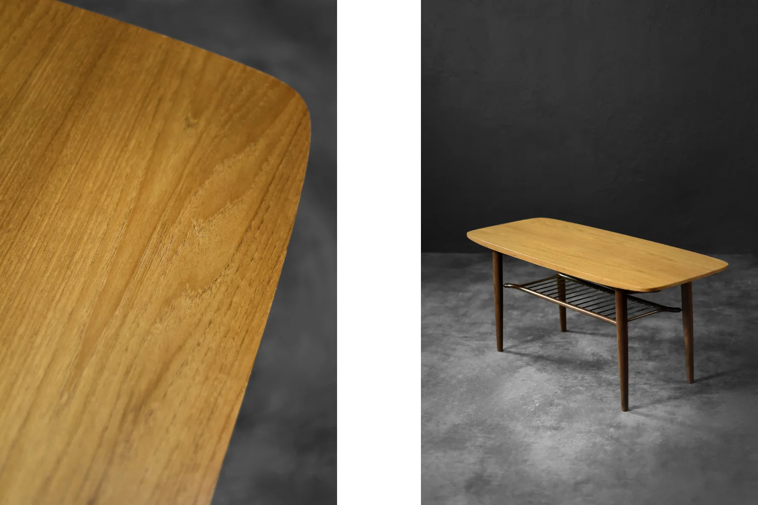 Vintage coffee table, Hyggebord 55, Gorm Møbler, Denmark, 1956