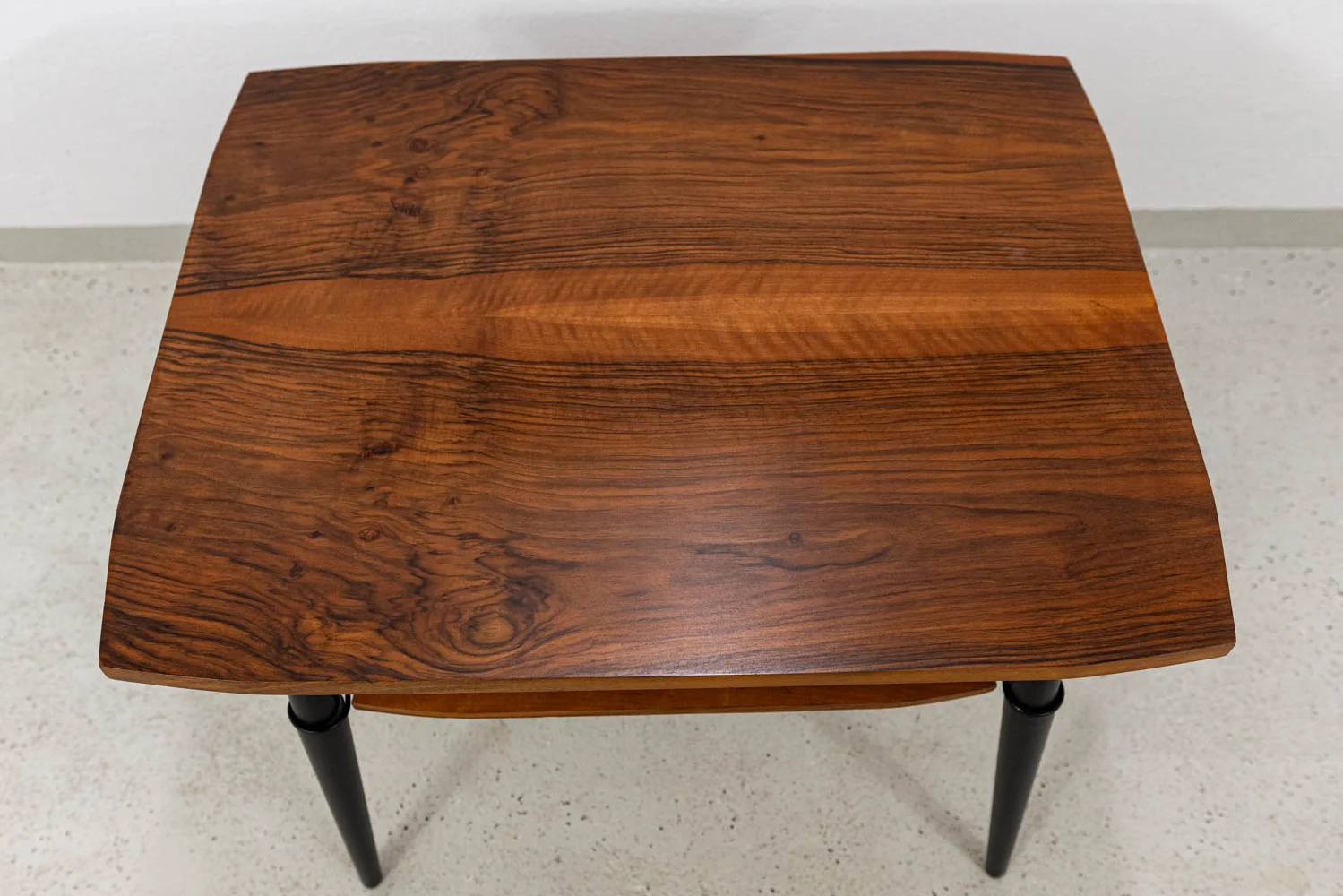 PRL stick-leg coffee table, Świdnickie Fabryki Mebli, Poland, 1960s
