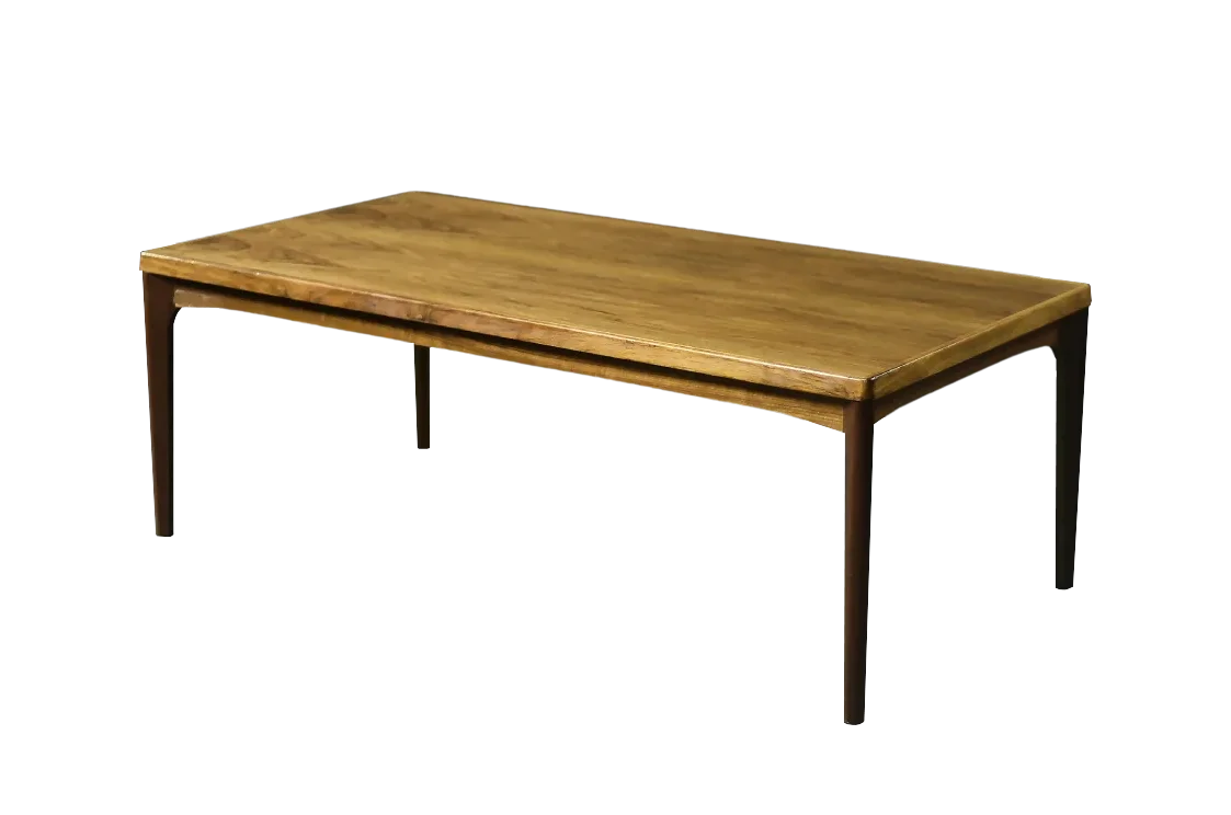 Teak coffee table, designed by Henning Kjærnulf for Vejle Møbelfabrik, Denmark, 1960s