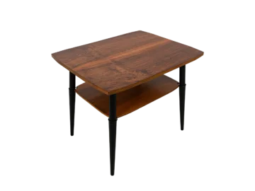 PRL stick-leg coffee table, Świdnickie Fabryki Mebli, Poland, 1960s