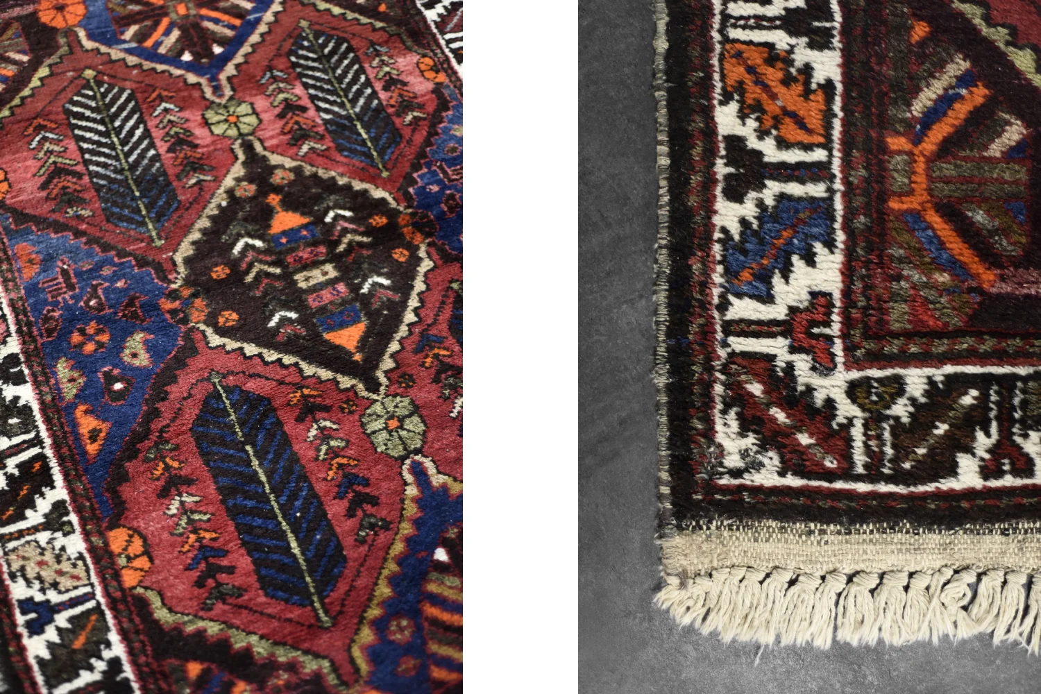 Dywan orientalny Hamadan, Persja/Iran, lata 60