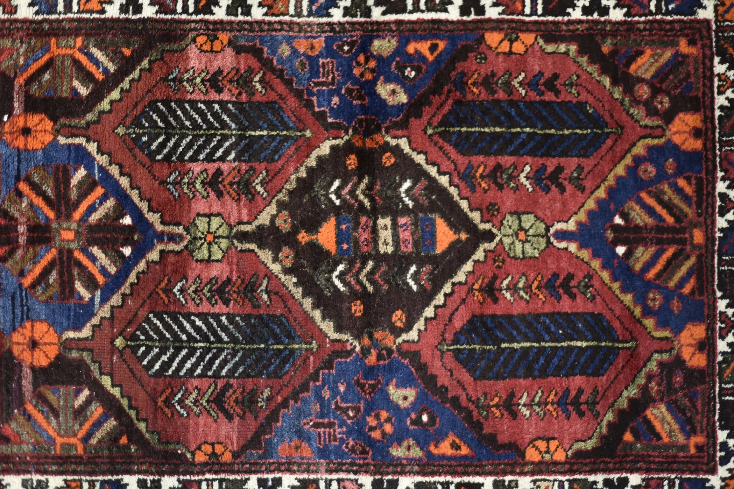 Dywan orientalny Hamadan, Persja/Iran, lata 60