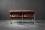 Two-seater sofa on a metal frame, Germany, 1970s
