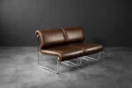 Two-seater sofa on a metal frame, Germany, 1970s