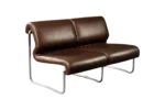 Two-seater sofa on a metal frame, Germany, 1970s