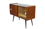 Vintage gramophone cabinet, Supraphon, Czechoslovakia, 1950s