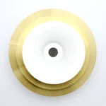 Gold vintage lamp, Denmark, 1970s