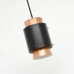 Copper Trava-style lamp, designed by Carl Thore, Sweden, 1960s