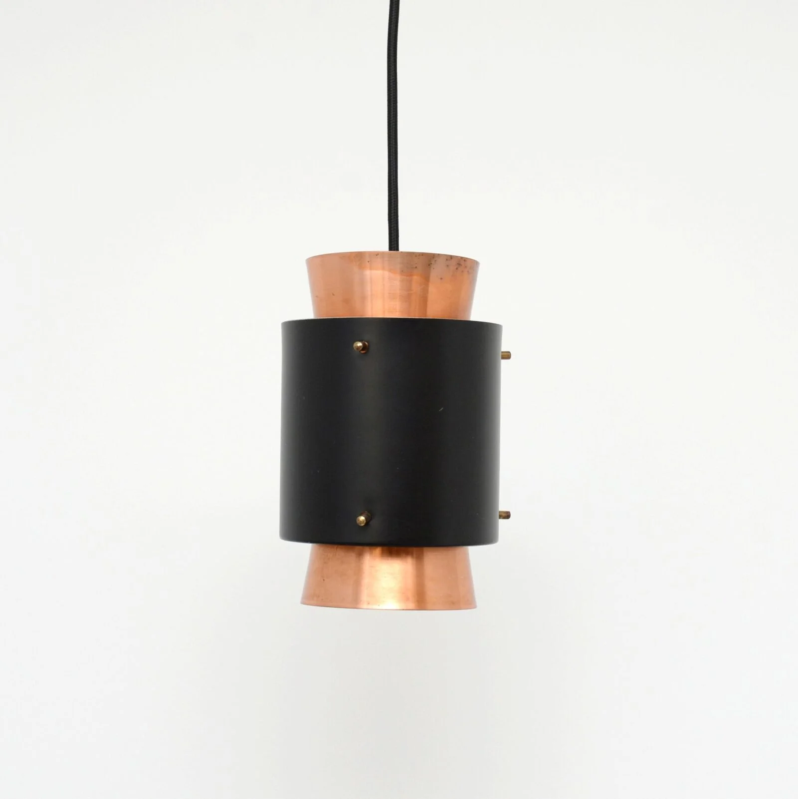 Copper Trava-style lamp, designed by Carl Thore, Sweden, 1960s