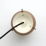 Copper Trava-style lamp, designed by Carl Thore, Sweden, 1960s