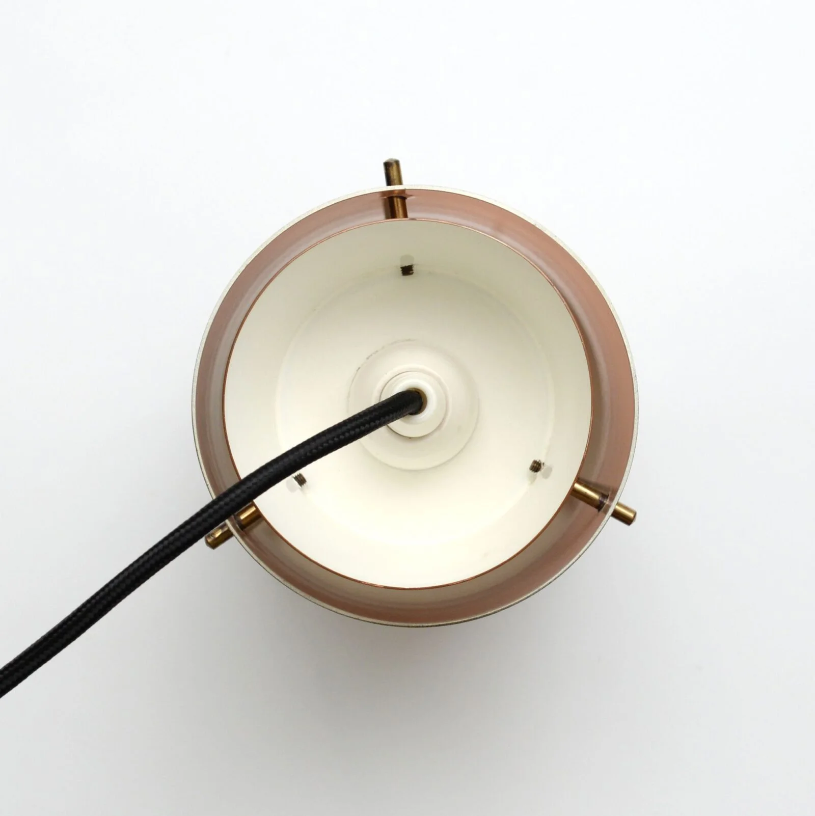Copper Trava-style lamp, designed by Carl Thore, Sweden, 1960s