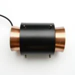 Copper Trava-style lamp, designed by Carl Thore, Sweden, 1960s