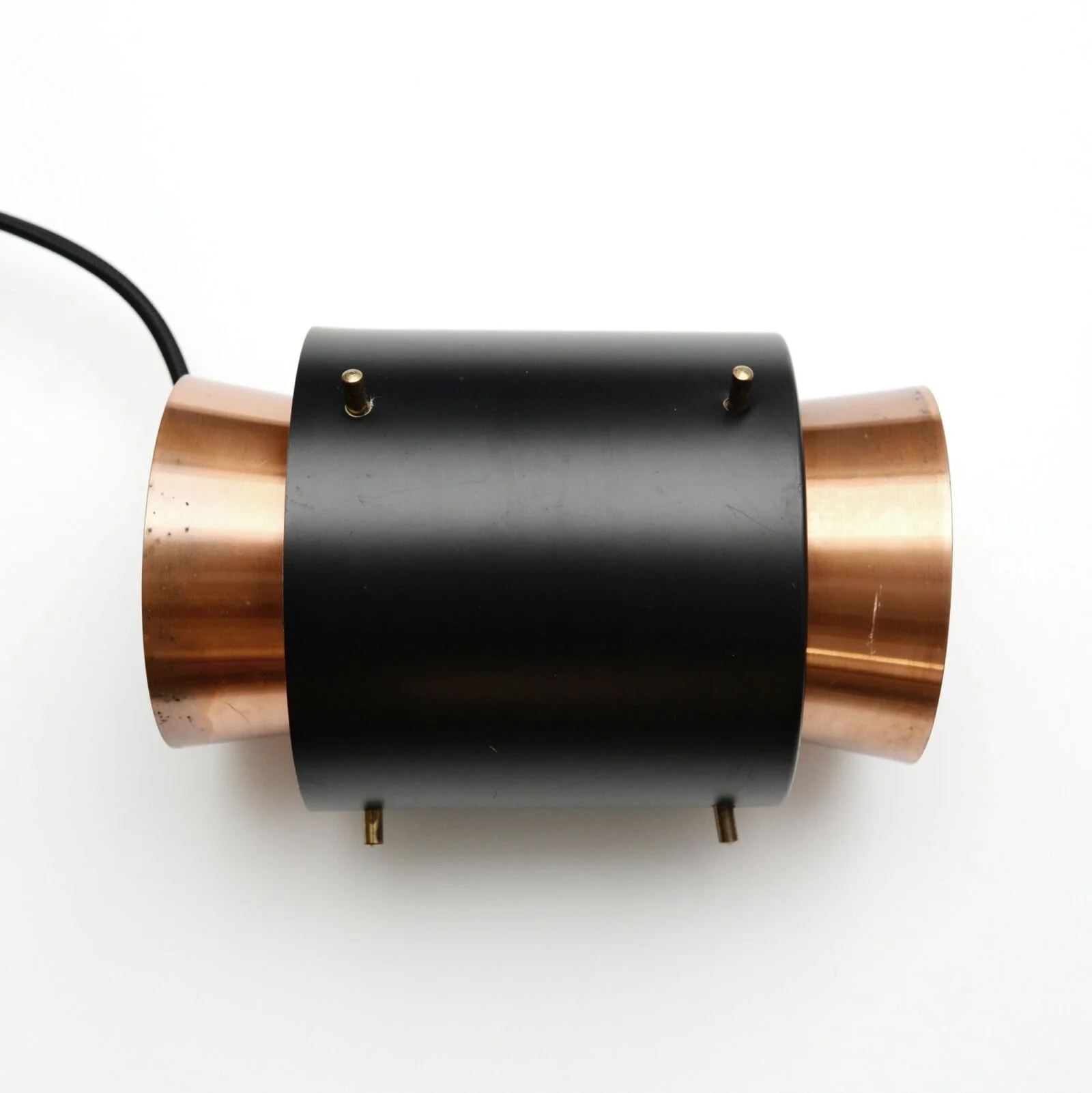 Copper Trava-style lamp, designed by Carl Thore, Sweden, 1960s