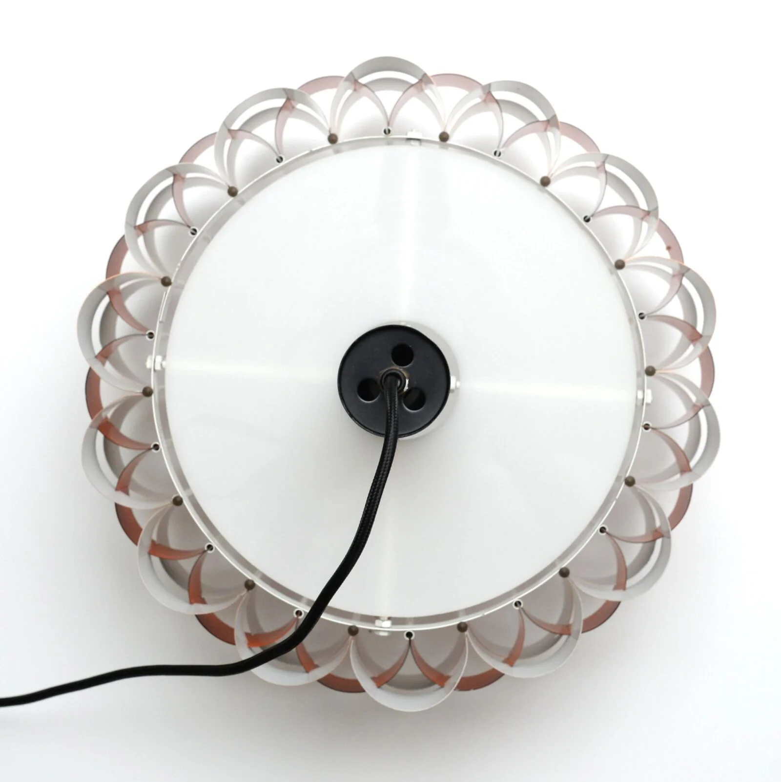 Copper lamp designed by Werner Schou for Coronell Elektro, 1970s