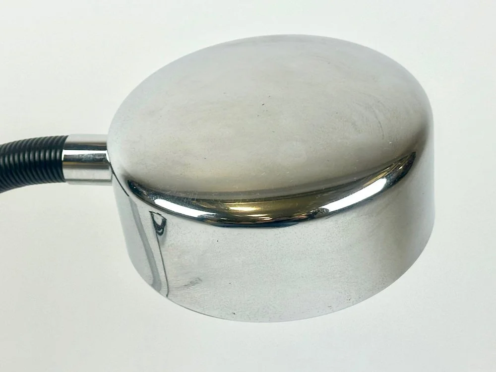 Chrome-plated vintage lamp, Hustadt Leuchten, Germany, 1960s