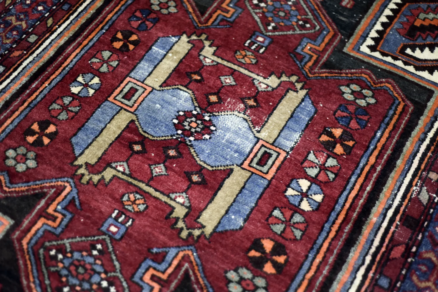 Oriental Zanjan Hamadan rug, Persia/Iran, 1960s