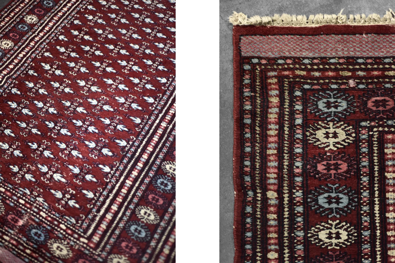 Bokhara Oriental Rug, Pakistan, 1960s