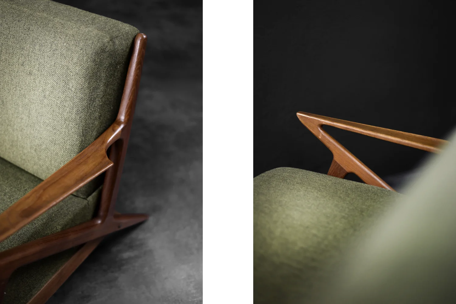 Rozkładana trzyosobowa Z Sofa, proj. Poul Jensen dla Selig Furniture, Dania, lata 50