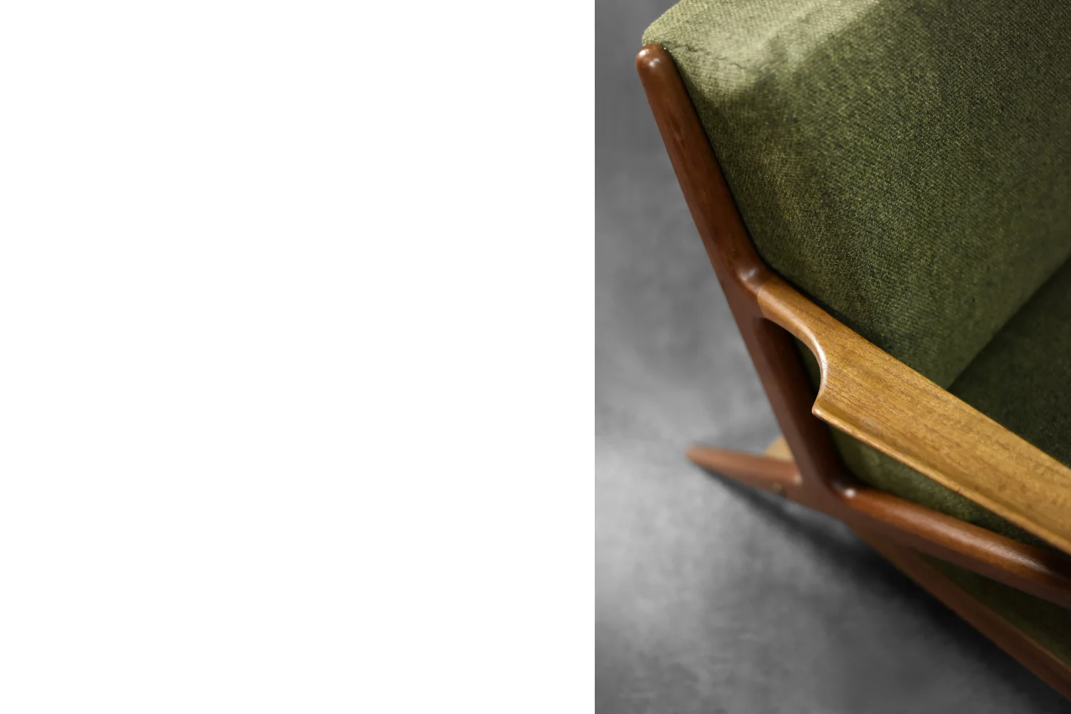 Rozkładana trzyosobowa Z Sofa, proj. Poul Jensen dla Selig Furniture, Dania, lata 50
