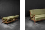 Rozkładana trzyosobowa Z Sofa, proj. Poul Jensen dla Selig Furniture, Dania, lata 50