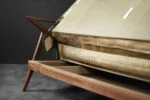 Rozkładana trzyosobowa Z Sofa, proj. Poul Jensen dla Selig Furniture, Dania, lata 50