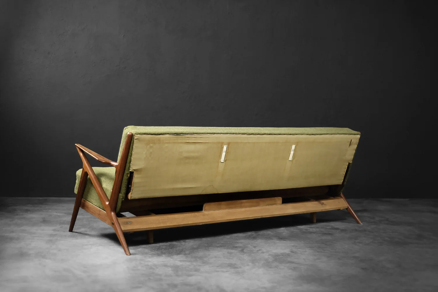Rozkładana trzyosobowa Z Sofa, proj. Poul Jensen dla Selig Furniture, Dania, lata 50