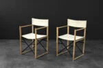 Pair of Safari Director's Chairs, Scandinavia, 1960s