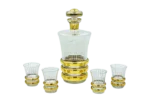 Liqueur set, Borocrystal, Bohemia, Czechoslovakia, 1950s