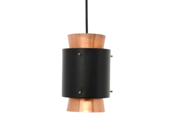 Copper Trava-style lamp, designed by Carl Thore, Sweden, 1960s