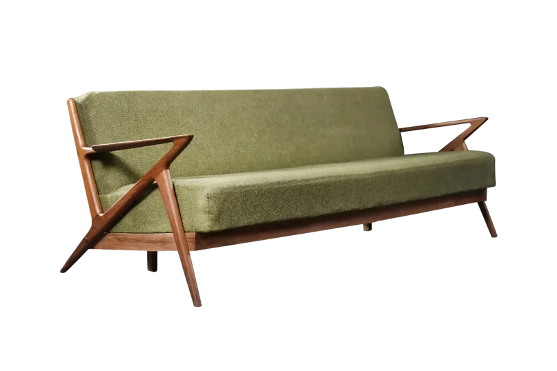 Rozkładana trzyosobowa Z Sofa, proj. Poul Jensen dla Selig Furniture, Dania, lata 50