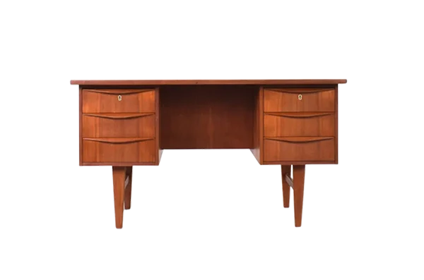 Scandinavian teak desk, Denmark, 1960s