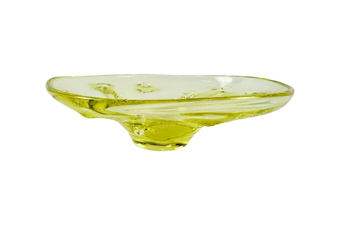 Glass bowl designed by Josef Hospodka, Sklárna Chřibská, Czechoslovakia, 1960s