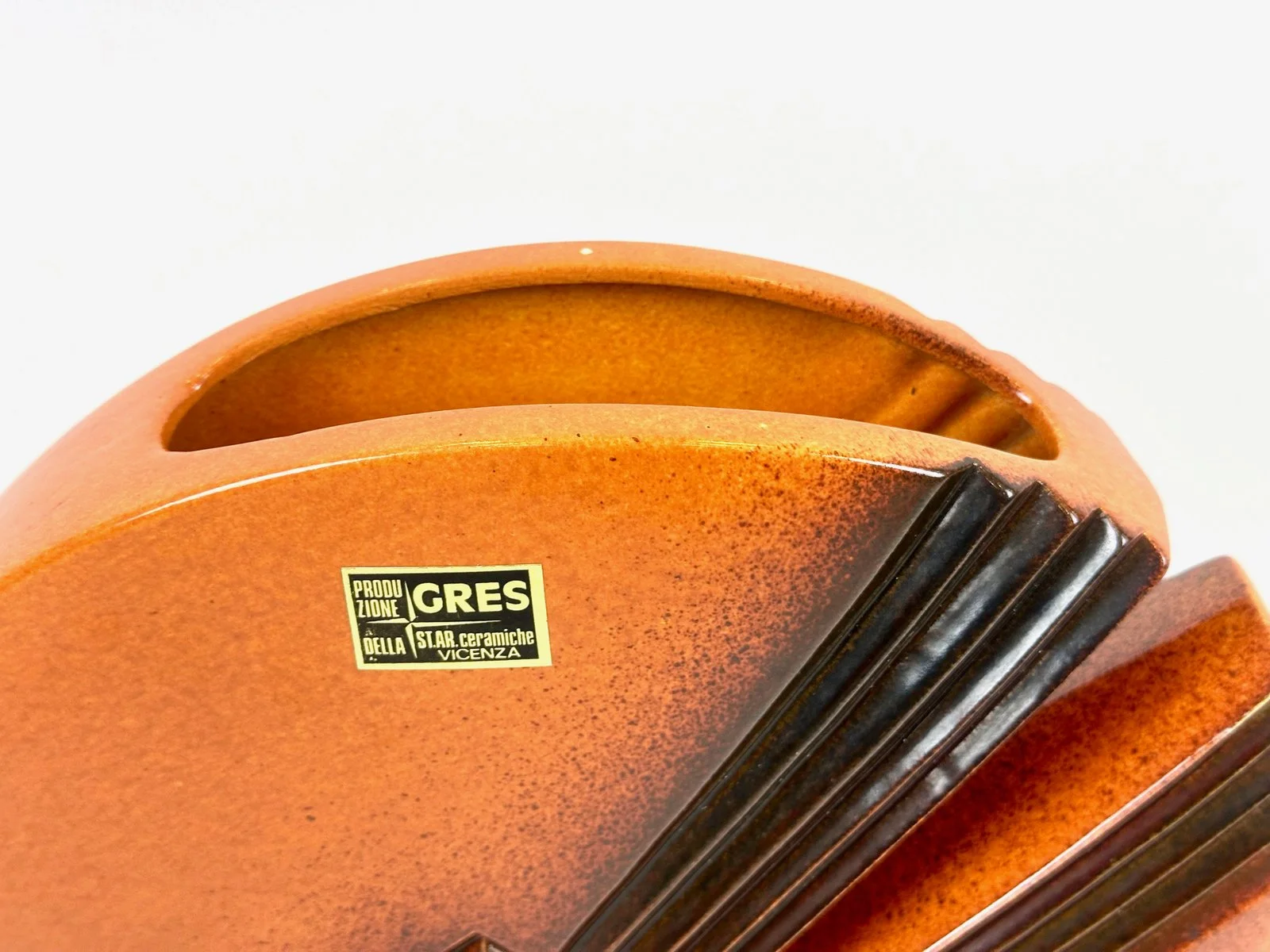 Vase designed by Ennio Lucini, Star Ceramiche Vicenza, Italy, 1970s