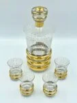 Liqueur set, Borocrystal, Bohemia, Czechoslovakia, 1950s