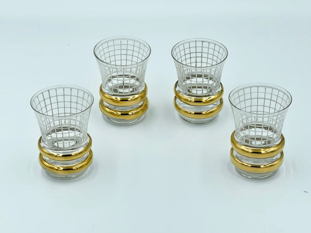Liqueur set, Borocrystal, Bohemia, Czechoslovakia, 1950s