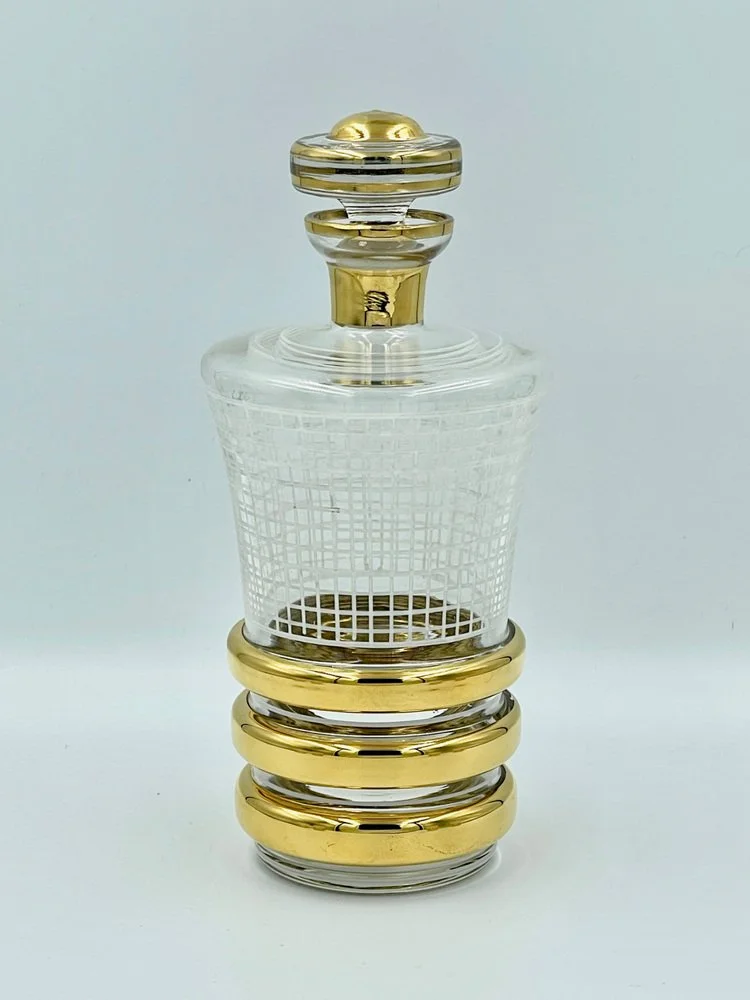 Liqueur set, Borocrystal, Bohemia, Czechoslovakia, 1950s