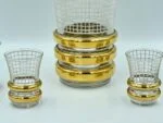 Liqueur set, Borocrystal, Bohemia, Czechoslovakia, 1950s